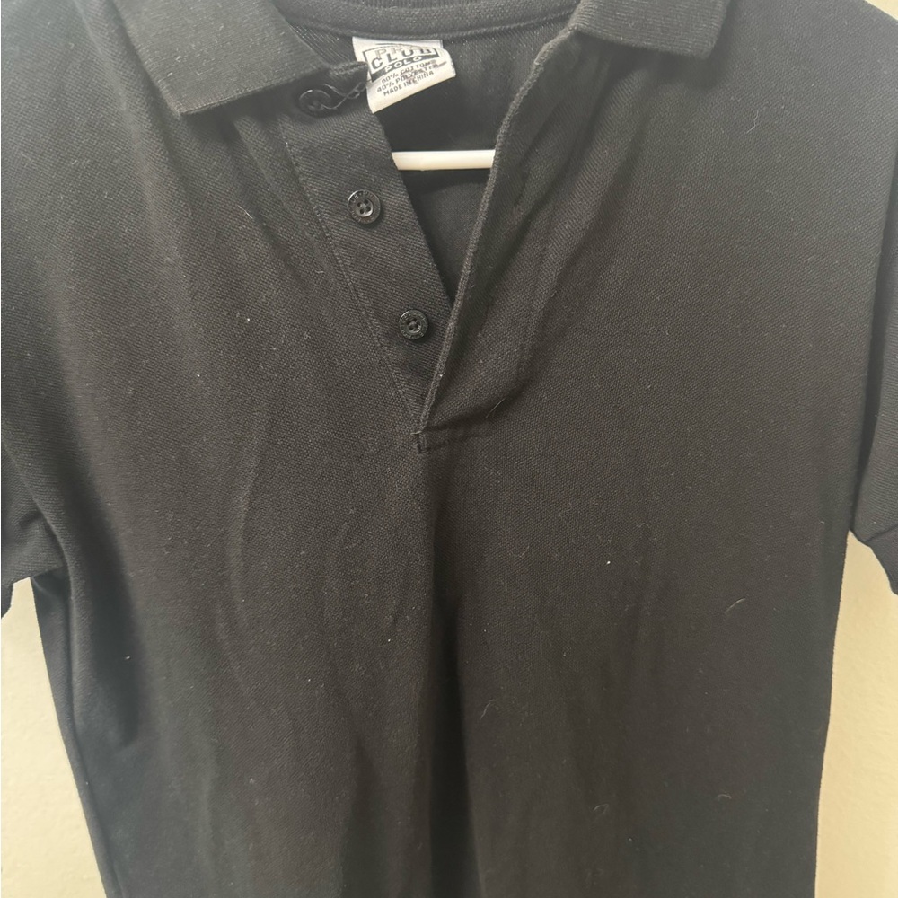 Pro Club Men's Black Polo Shirt